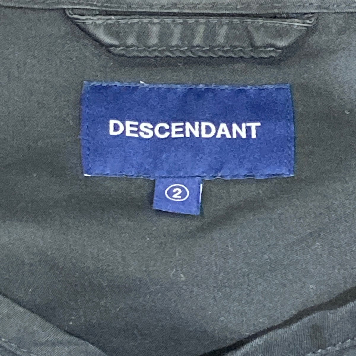 DESCENDANT(ディセンダント) REMNANTS MOLESKIN LS SHIRT長袖シャツ ブラック サイズ 2｜【公式】カインドオルオンライン  ブランド古着・中古通販【kindal】