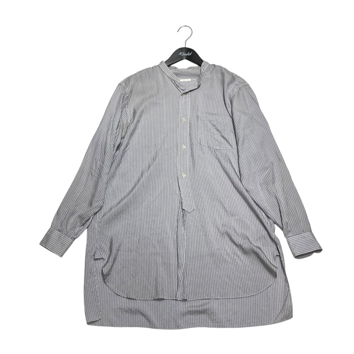 COMOLI(コモリ) ストライプバンドカラーシャツ J03-02002 J03