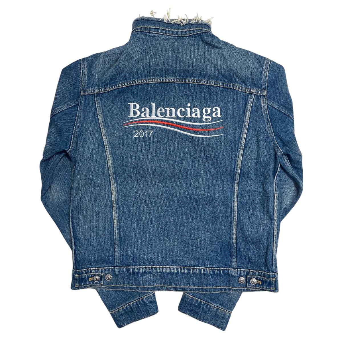 BALENCIAGA(バレンシアガ) バックロゴ デニムジャケット487342 TSB06 487342 TSB06 インディゴ サイズ  50｜【公式】カインドオルオンライン ブランド古着・中古通販【kindal】