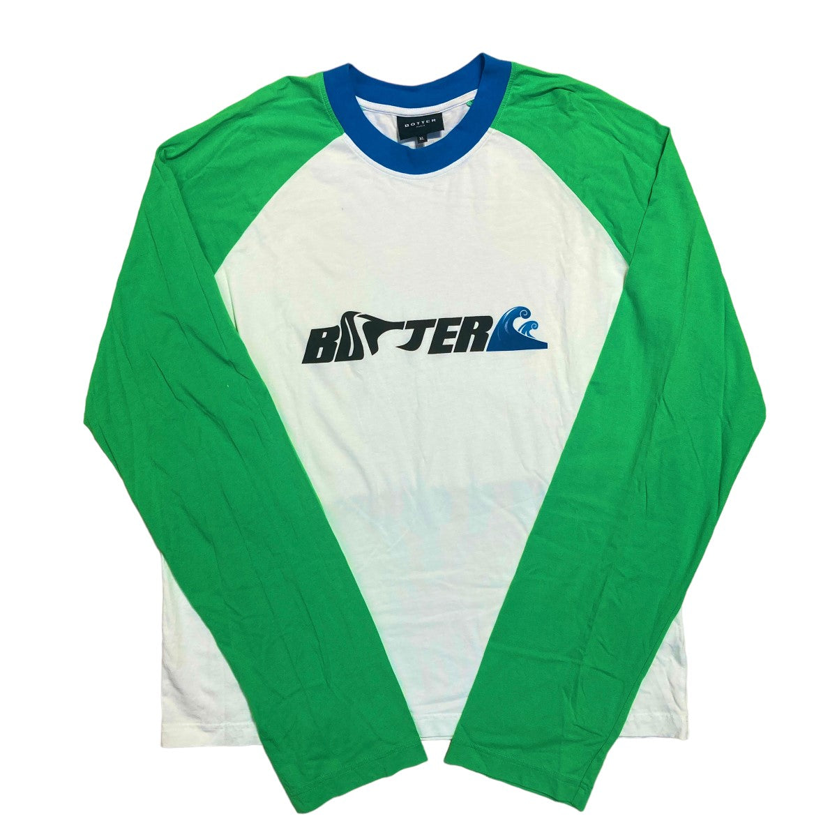 LS RAGLAN BOTTER WAVE PRINTラグラン長袖Tシャツ