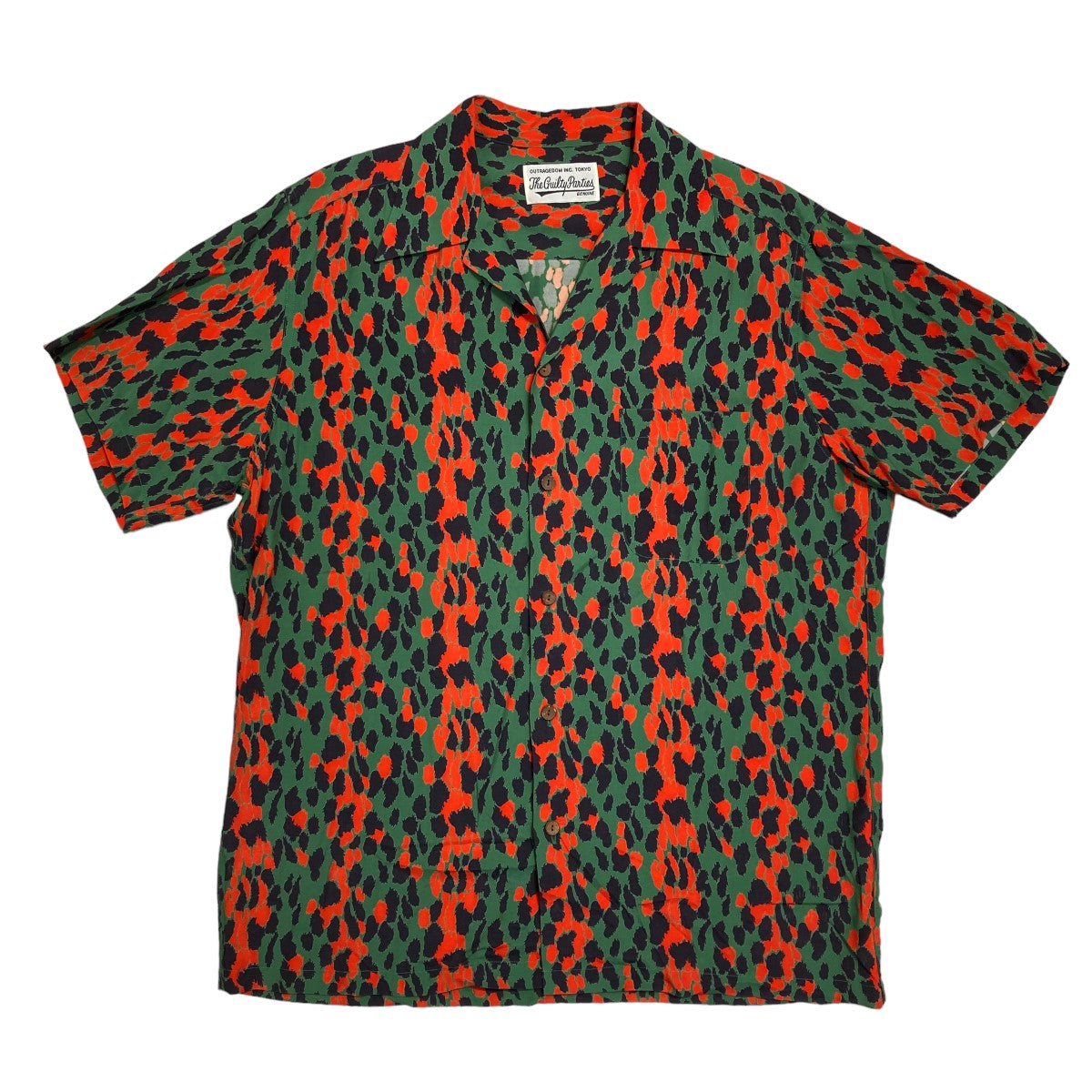 19SSLEOPARD HWAIIAN SHIRTレオパード半袖シャツ