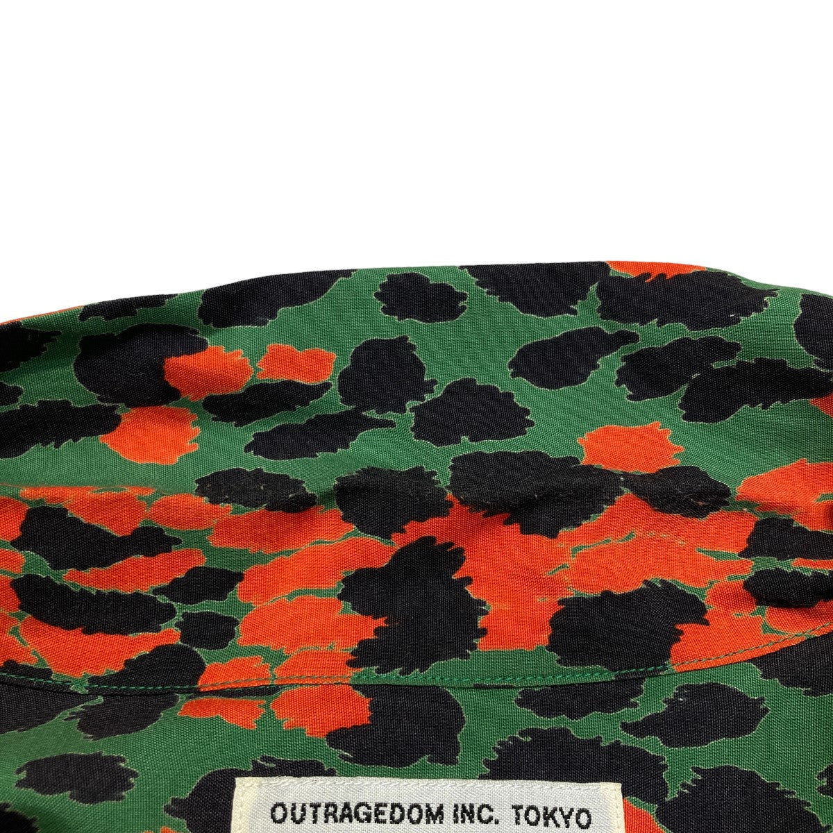 WACKO MARIA 19SSLEOPARD HWAIIAN SHIRTレオパード半袖シャツ グリーン
