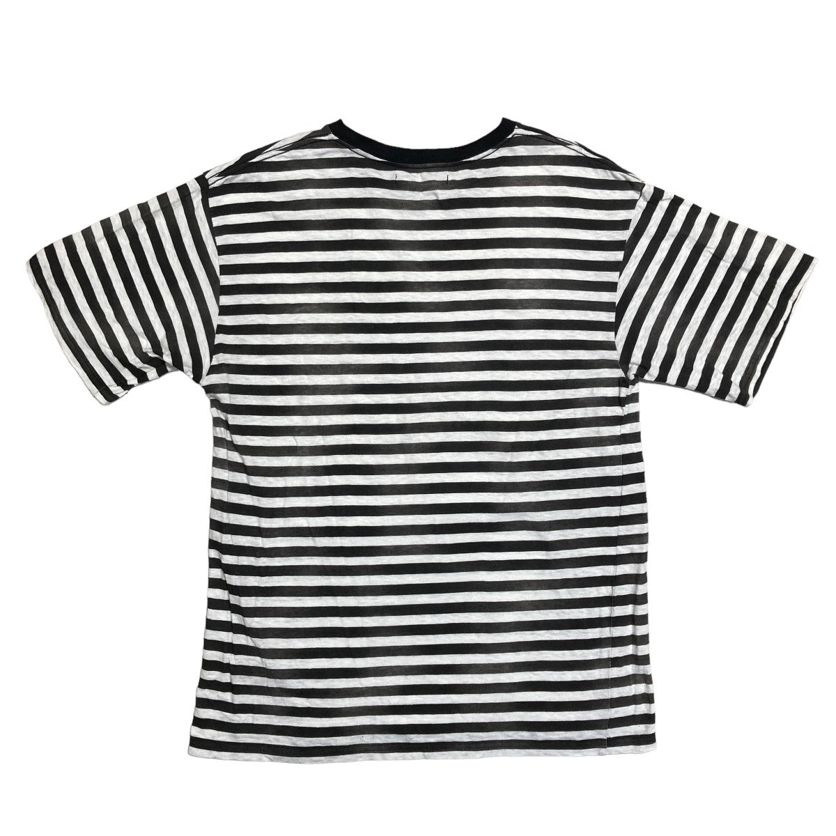 MINEDENIM(マインデニム) ボーダープリント 半袖Tシャツ 2206
