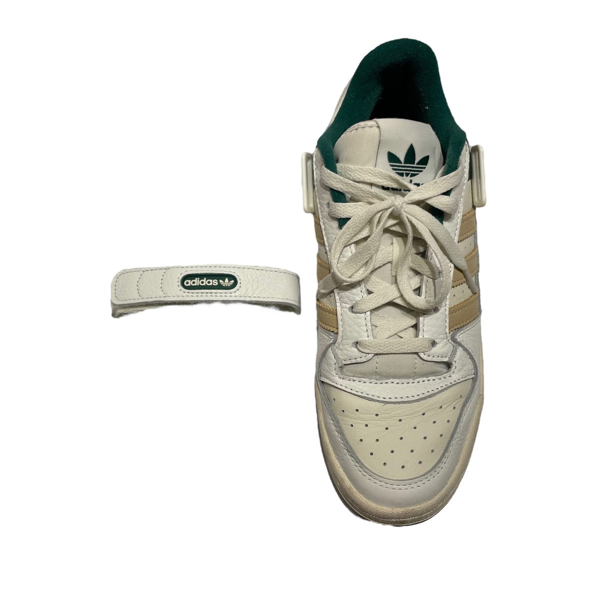 Forum Low Dark Green Core White Magic Beigeフォーラム ロー スニーカーIE4585
