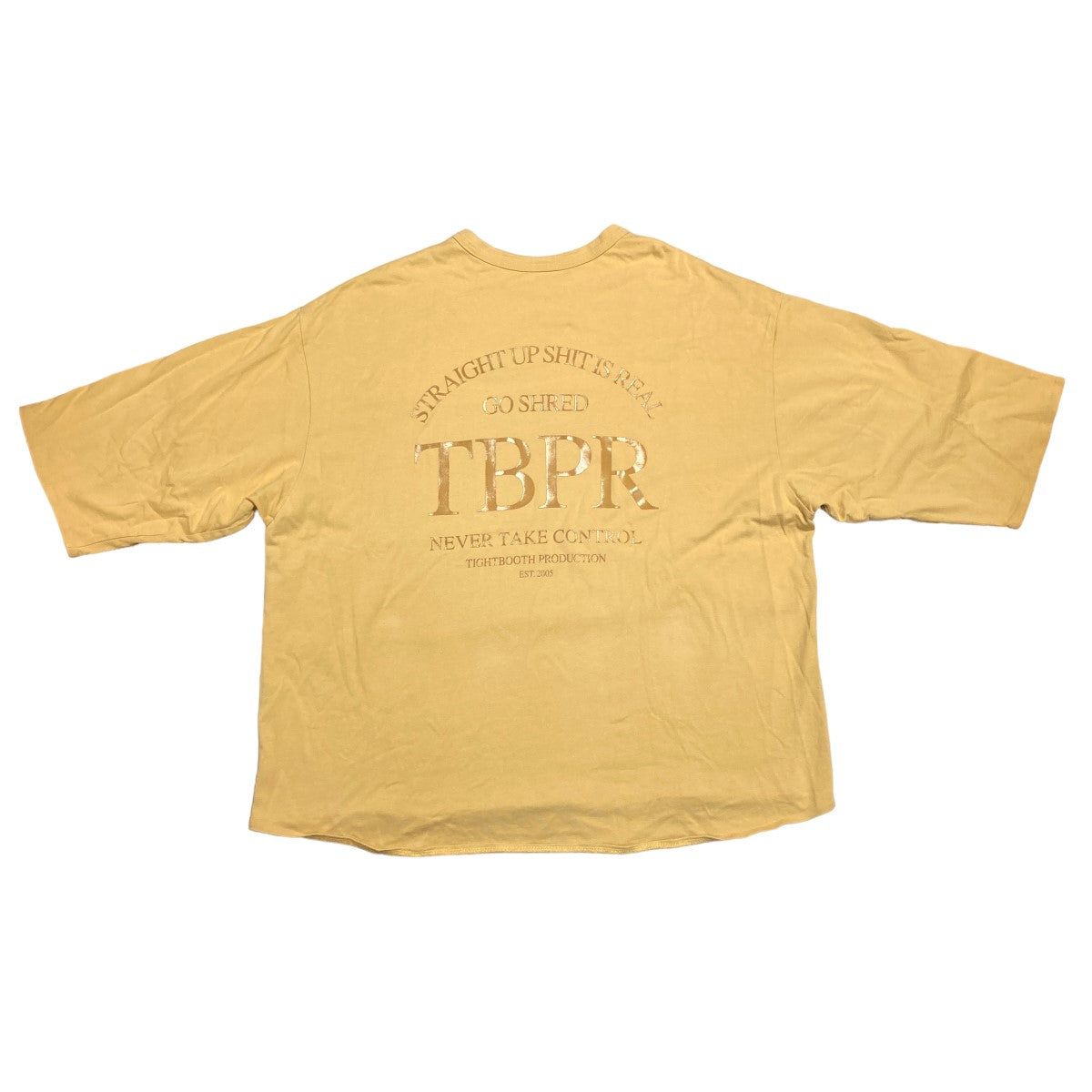 TIGHTBOOTH PRODUCTION バックロゴプリント オーバーサイズ半袖カットソー 古着・中古-2枚目のアイテム画像