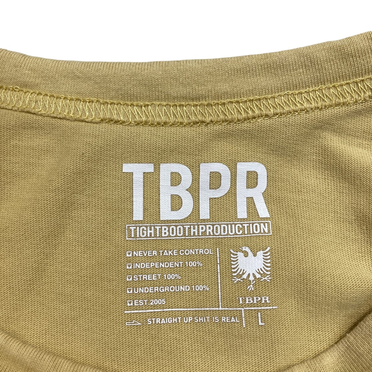 TIGHTBOOTH PRODUCTION バックロゴプリント オーバーサイズ半袖カットソー 古着・中古-5枚目のアイテム画像