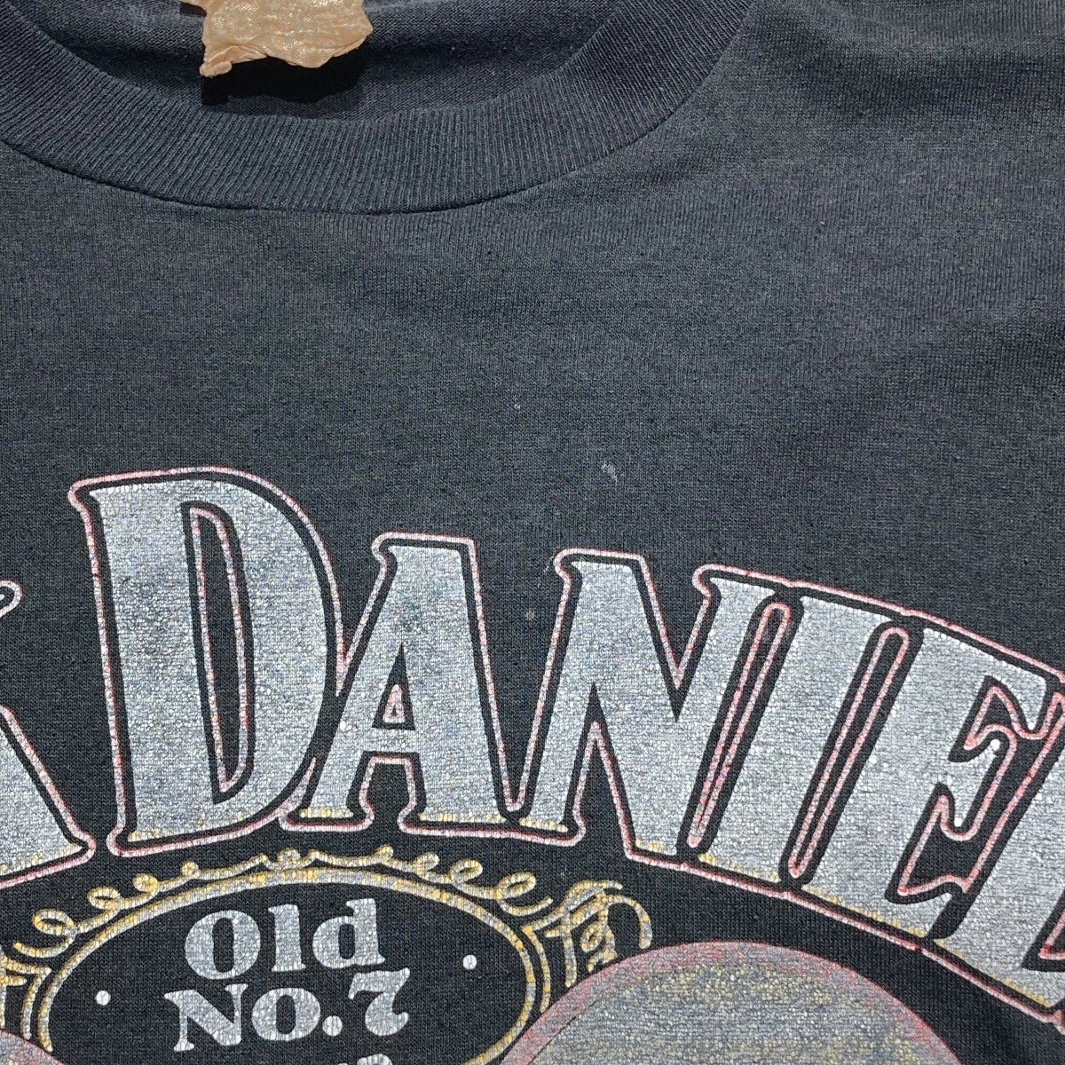 古着 1980s JACK DANIELS 袖裾シングル半袖Tシャツ 古着・中古-6枚目のアイテム画像