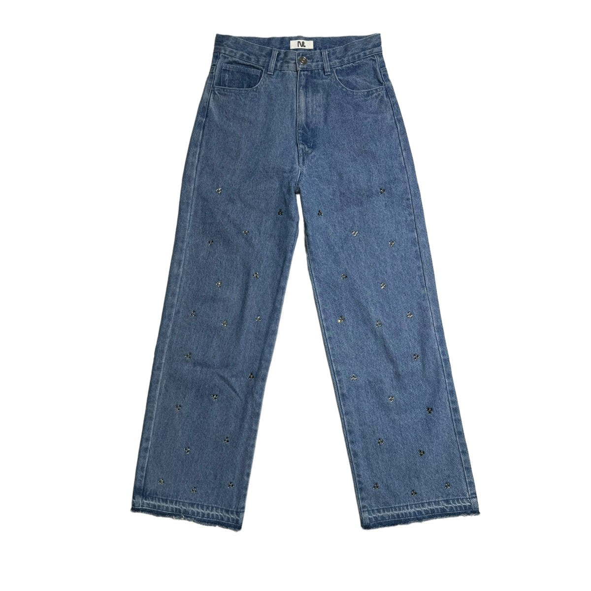 BIJOU STRAIGHT DENIMストレートデニムパンツ