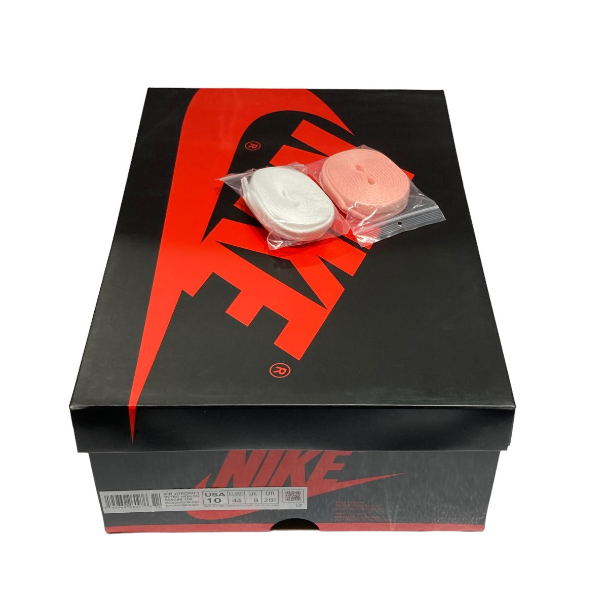 Air Jordan 1 High OG Bleached Coralハイカットスニーカー555088-108