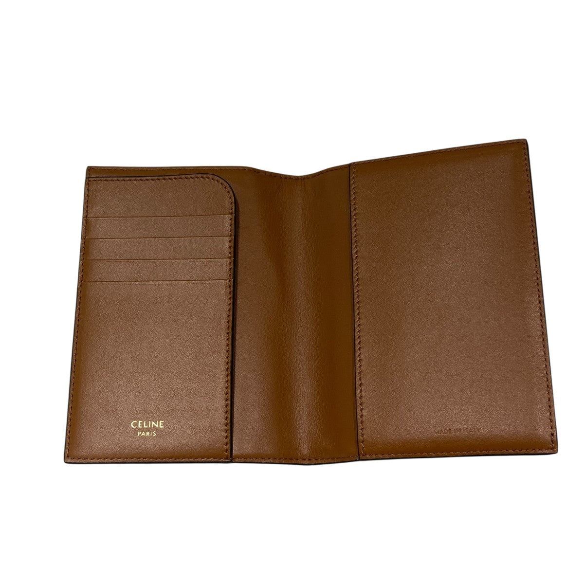 CELINE セリーヌ　ケース　ブラウン CELINE(セリーヌ) カードケースF-9P-2213 F-9P-2213 - ブラウン
