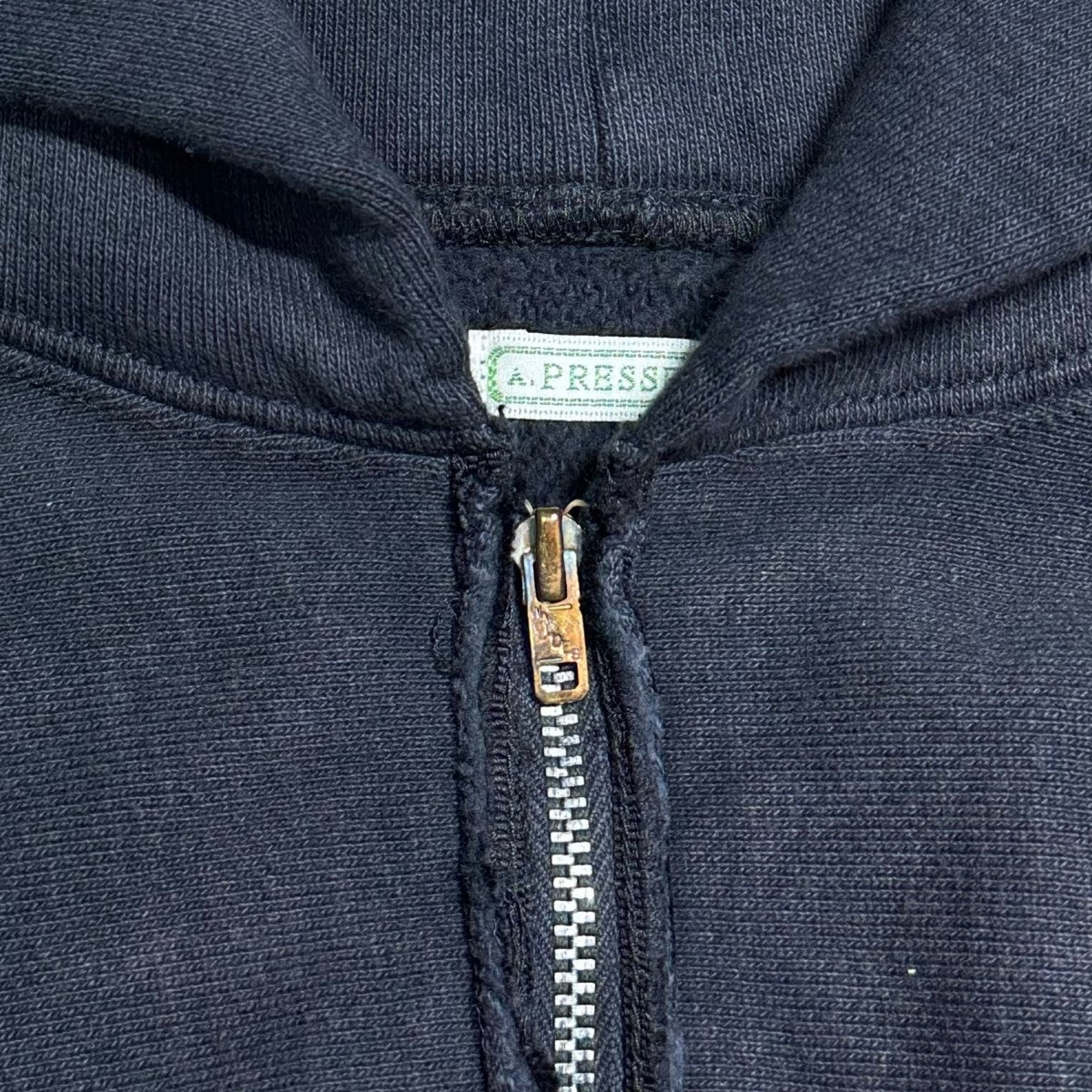 A．PRESSE(アプレッセ) Vintage Half Zip Sweat Hoodieハーフ