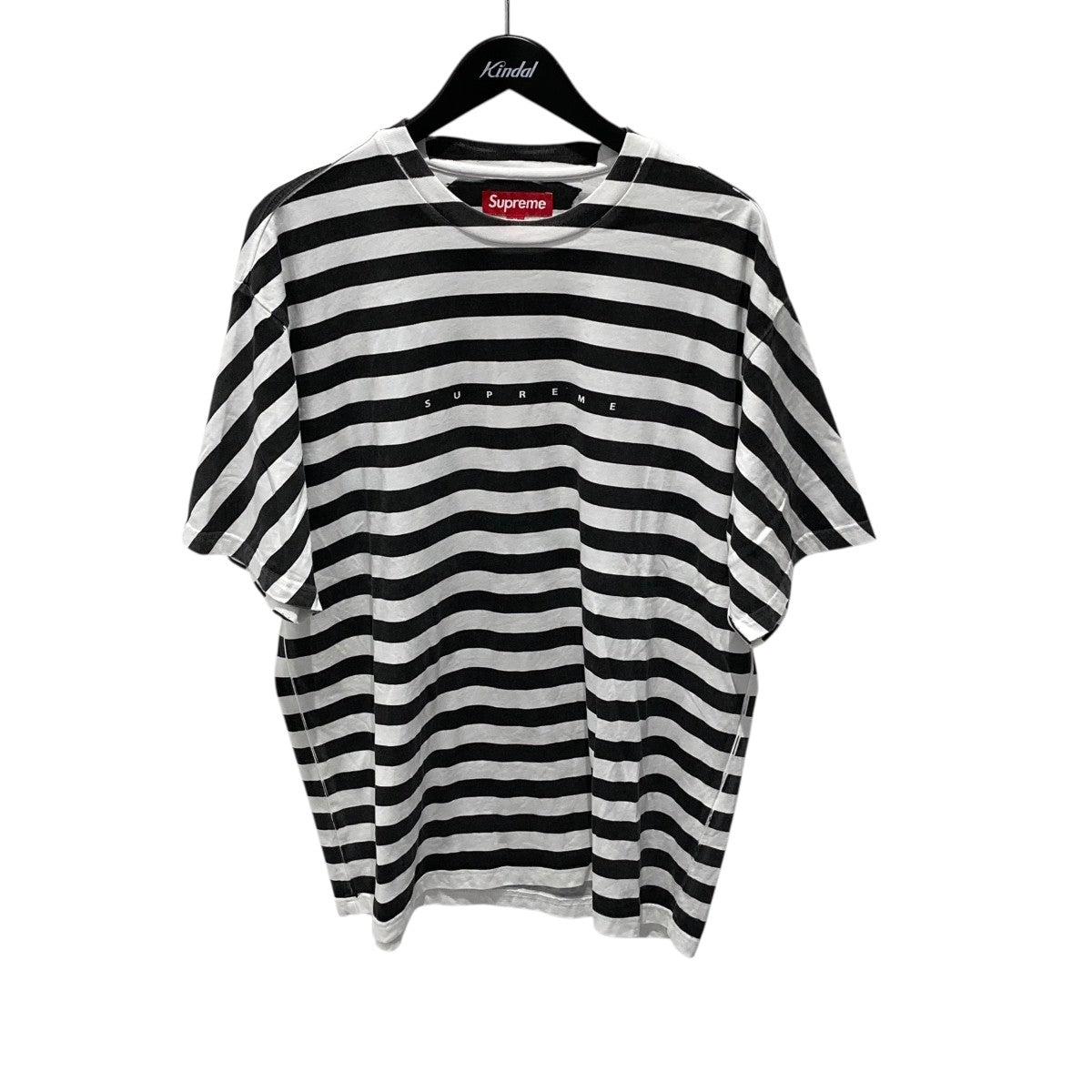 Supreme(シュプリーム) Overprint Stripe S S Topボーダー半袖T