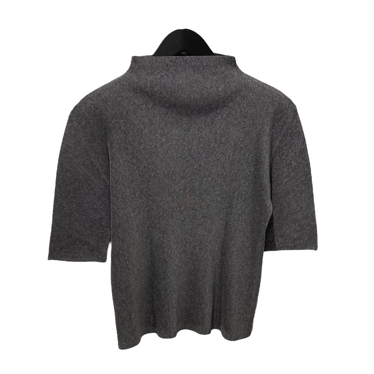 美品✨PLEATSPLEASE 半袖　カットソー　グレー　ボタン　襟 美品✨PLEATSPLEASE 半袖 カットソー グレー ボタン 襟