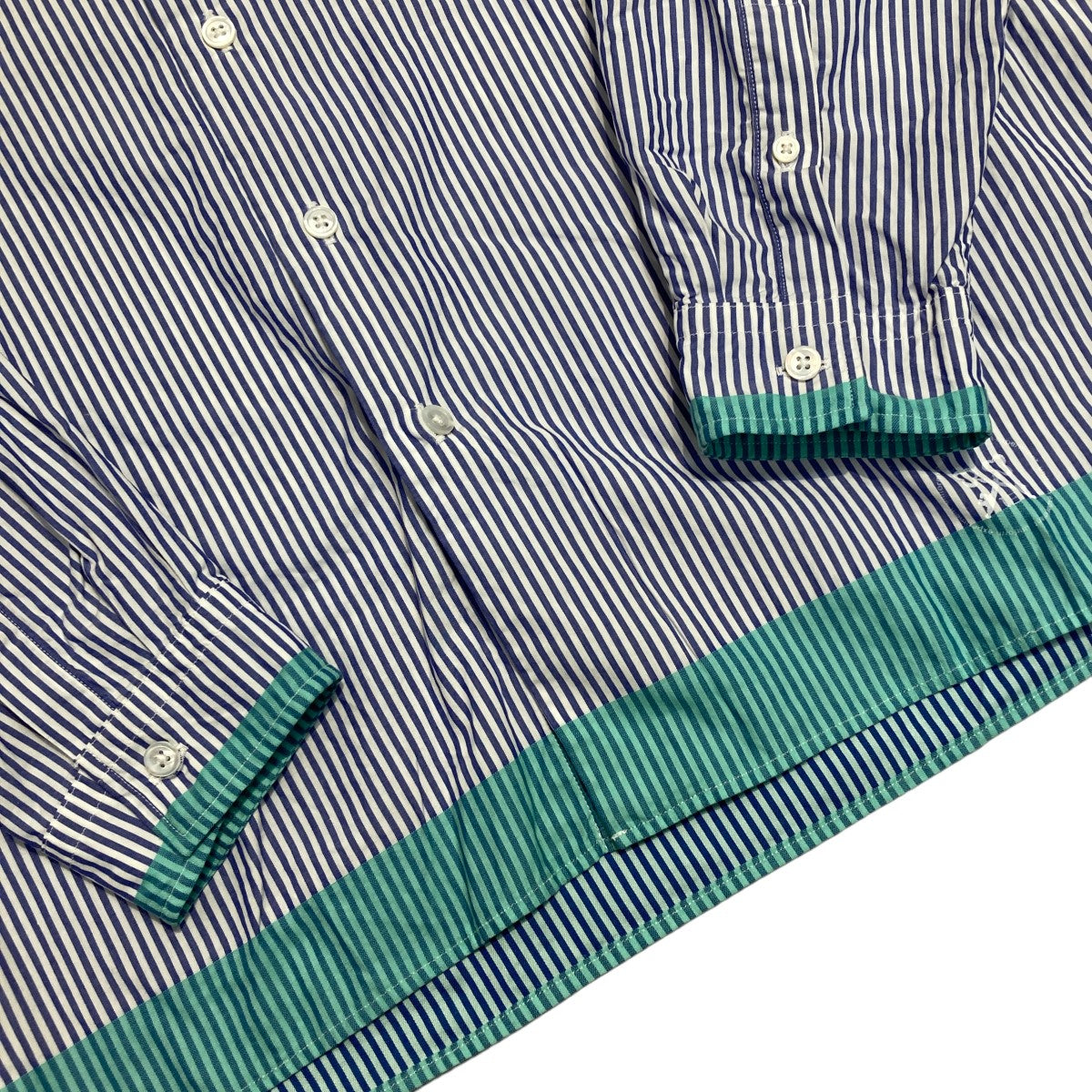 uniform experiment / 長袖シャツ/3/コットン/BLK/ストライプ/UE-240031 uniform experiment(ユニフォームエクスペリメント) ストライプ長袖