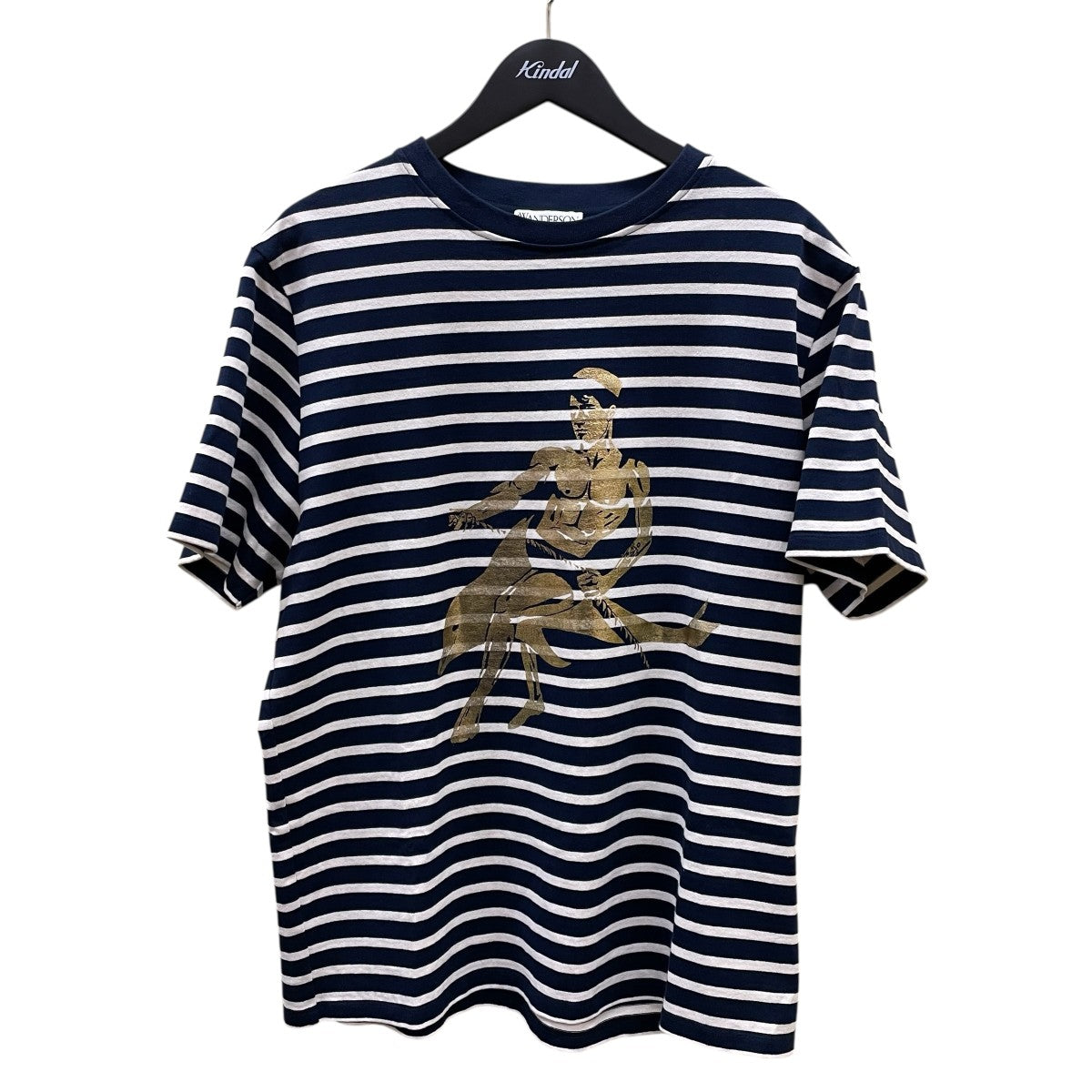 JW ANDERSON ボーダー柄 Tシャツ カットソー J．W．ANDERSON(ジョナサンウィリアムアンダーソン) 半袖Tシャツ