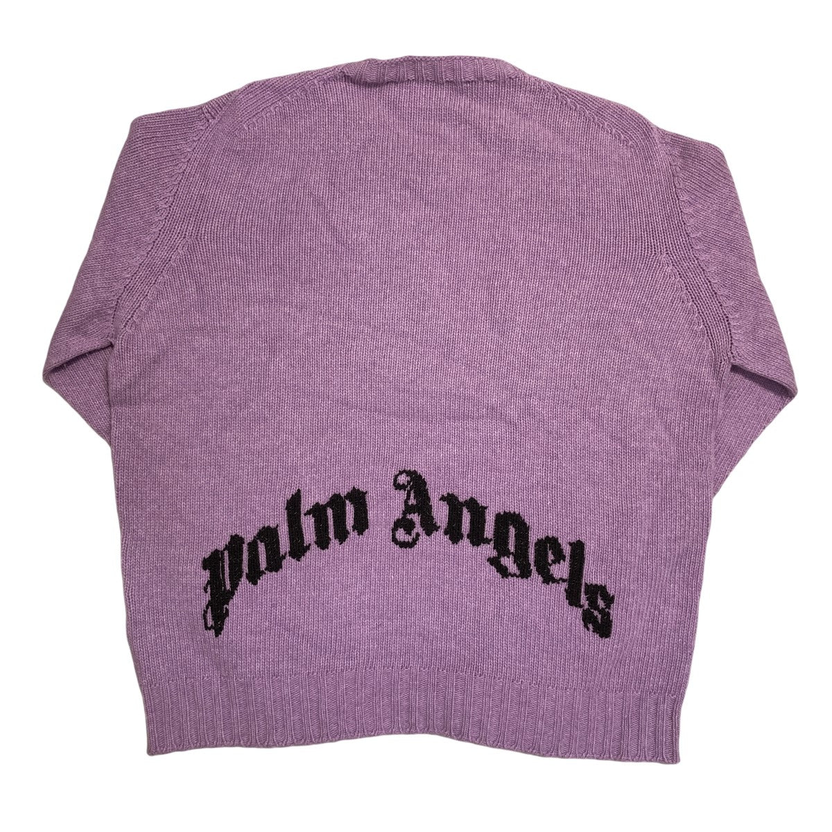 Palm Angels(パームエンジェルス) バックロゴ クルーネックニットPMHE027F21KNI001 PMHE027F21KNI001  パープル サイズ M｜【公式】カインドオルオンライン ブランド古着・中古通販【kindal】