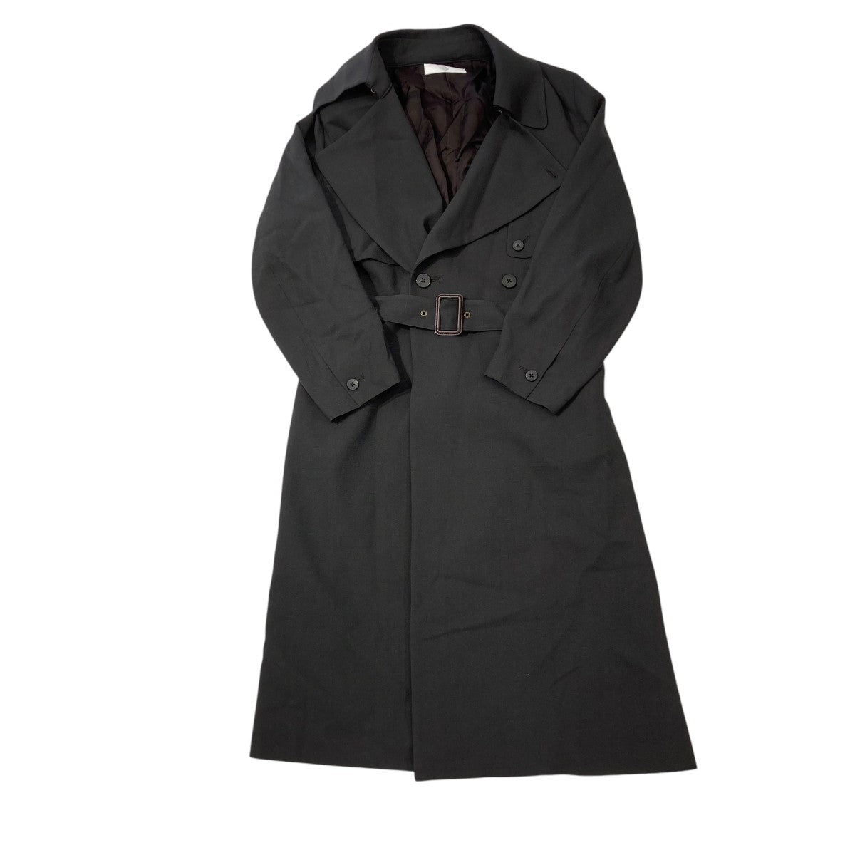 ETHOSENS　エトセンス　ショールカラーコート　　1　ブラック セール】【ETHOSENS/エトセンス】Cut off coat（チェスター