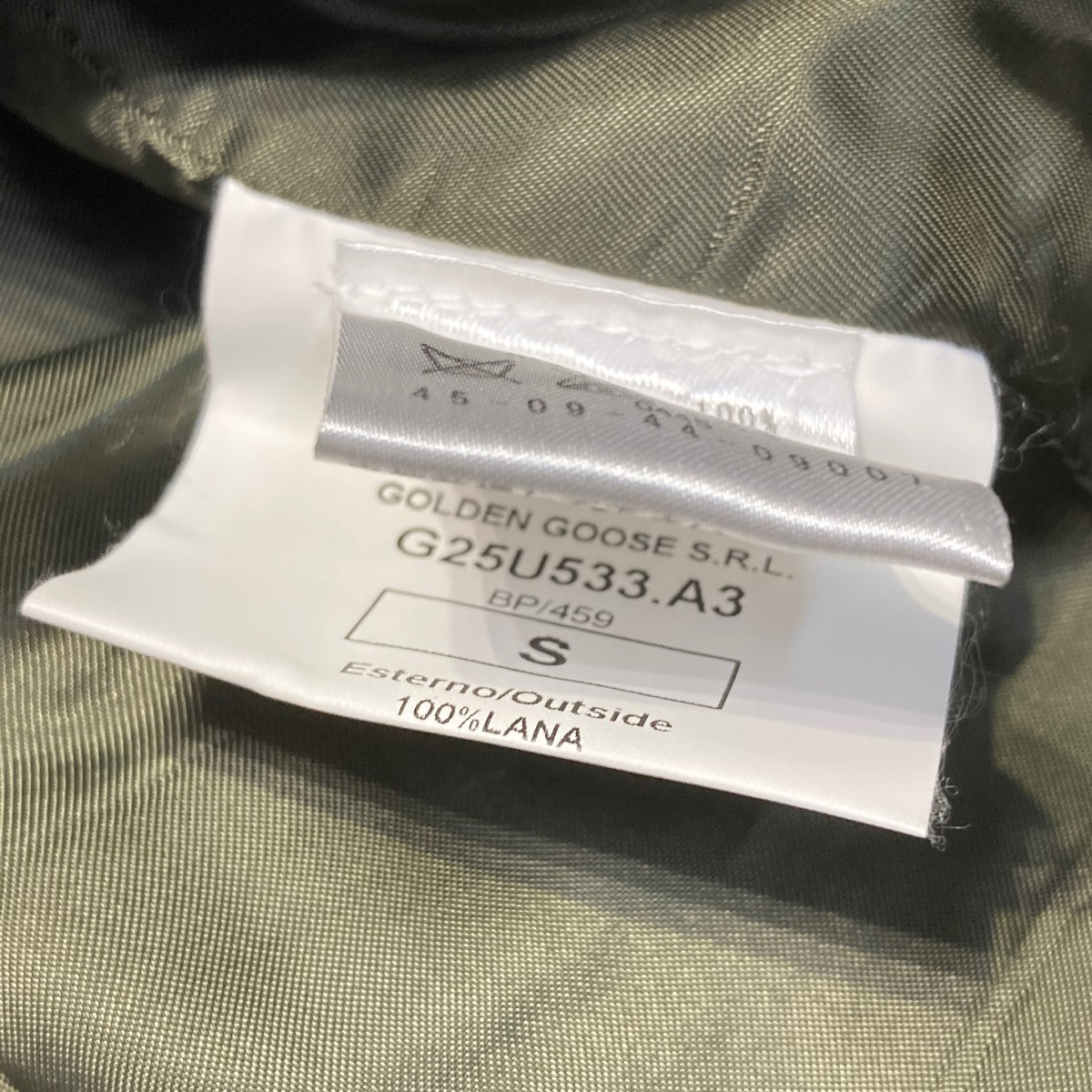 GOLDEN  ゴールデングース ジャケット カシミヤ XSイタリア製 GOLDEN GOOSE(ゴールデングース) ダブルジャケット45-09-44