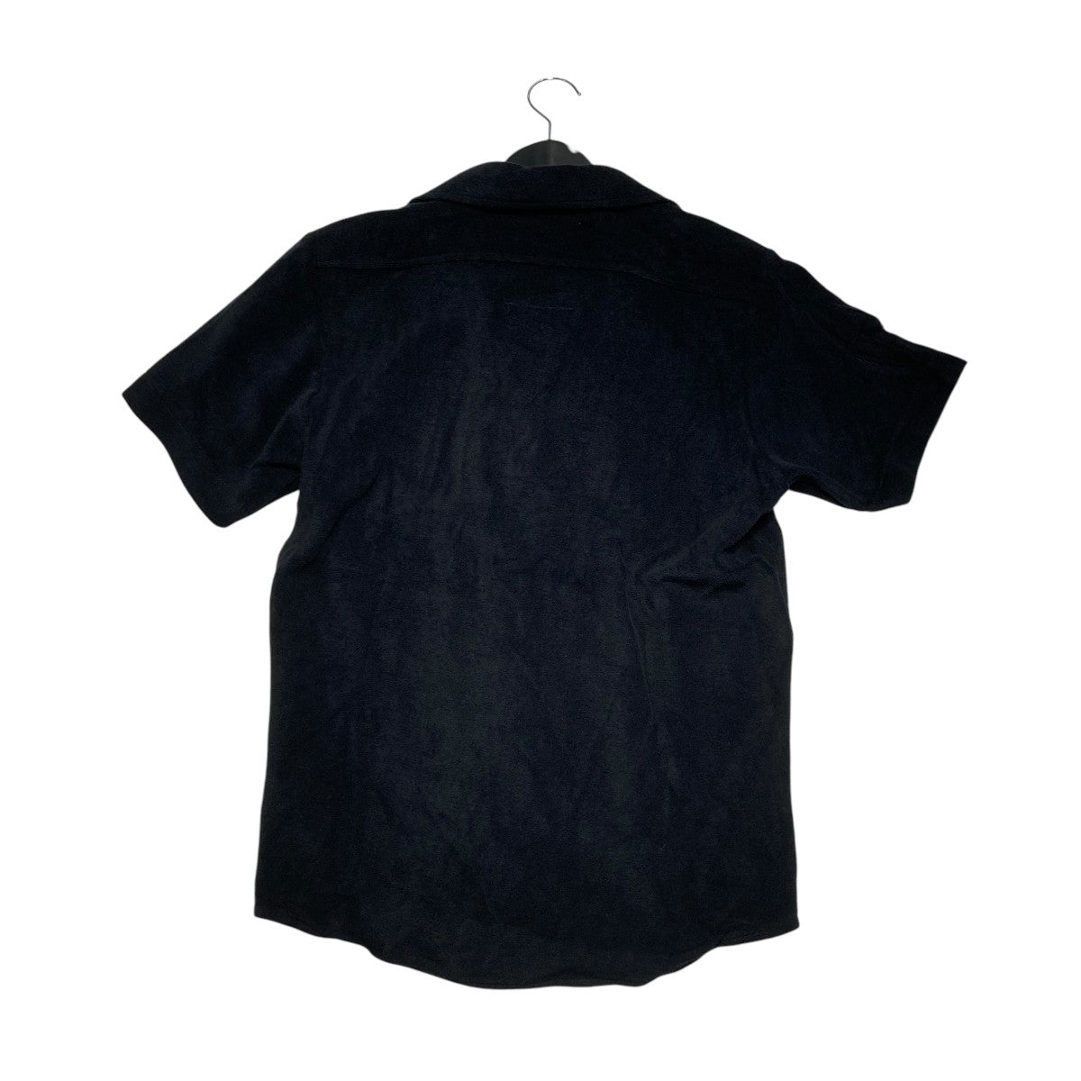 Black Cuba Knitted Terry Shirtオープンカラーシャツ