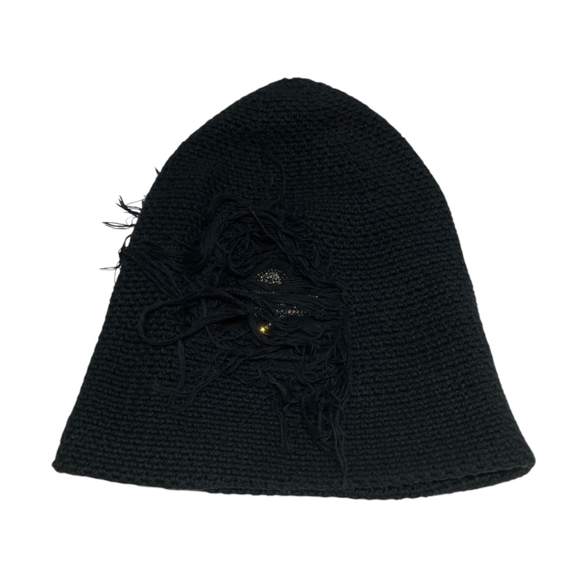 Mastermind JAPAN×SWAROVSKI GINGAM ニット帽 MQ-KN7-83