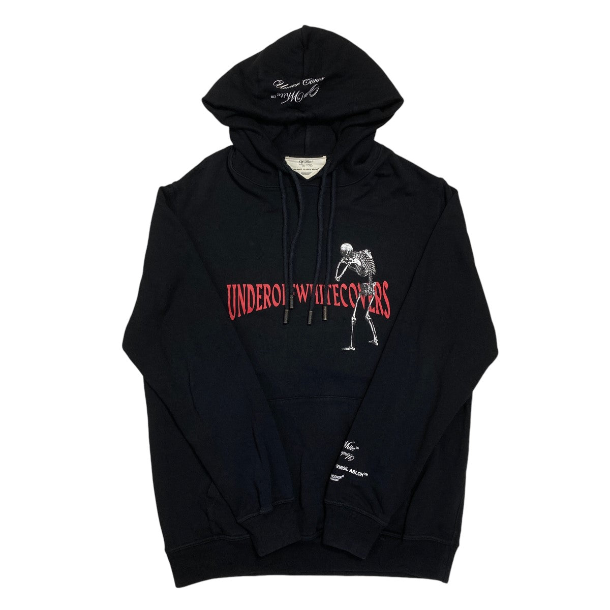 OFFWHITE×UNDERCOVER SKELETON RVRS HOODIEスケルトンプリント フーディー  パーカーombb046g19762010 ombb046g19762010 ブラック サイズ L｜【公式】カインドオルオンライン  ブランド古着・中古通販【kindal】