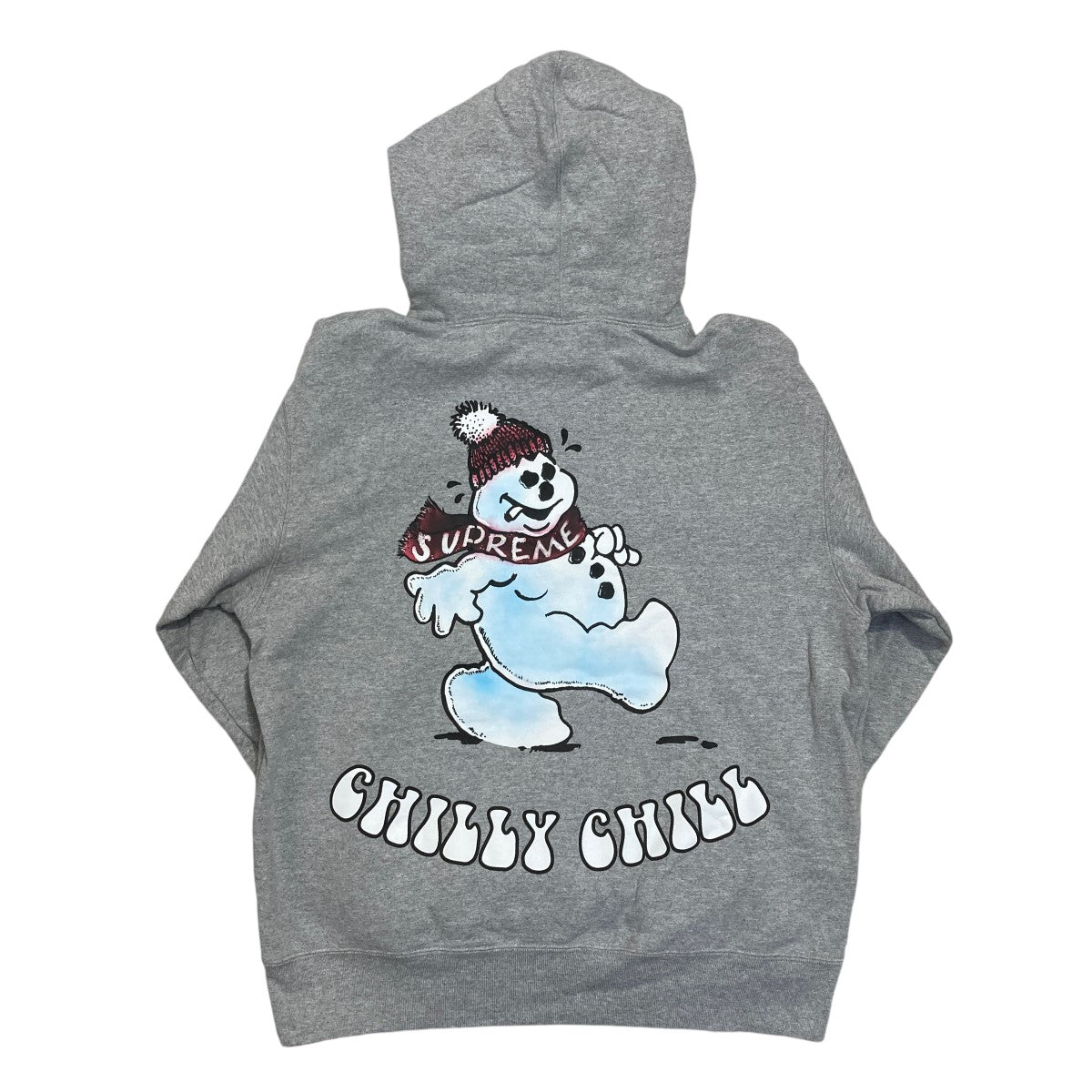 Supreme(シュプリーム) Snowman Hooded Sweatshirtプリントフーディー パーカー グレー サイズ  M｜【公式】カインドオルオンライン ブランド古着・中古通販【kindal】