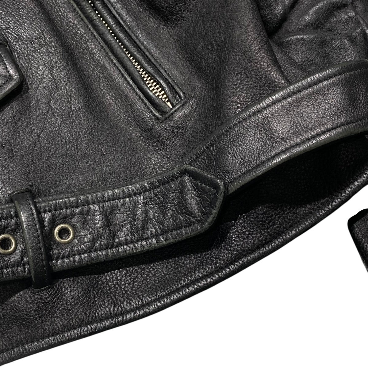 BALENCIAGA ブラックレザーライダースジャケット ライダースジャケット - バレンシアガ（BALENCIAGA） | アイテム
