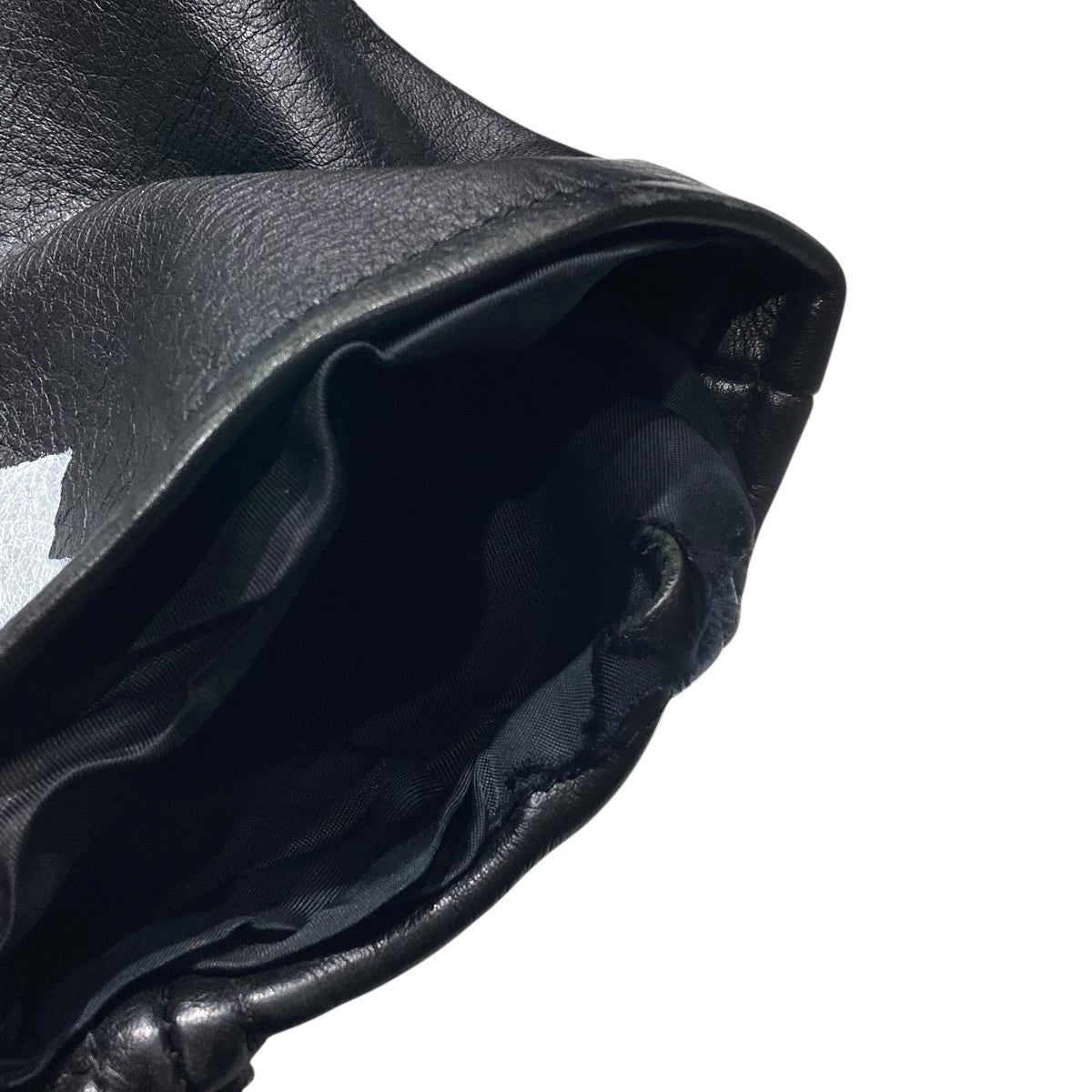 18ss BALENCIAGA ダブルライダース プリントロゴ ブラック 48 18ss BALENCIAGA ダブルライダース プリントロゴ ブラック 48