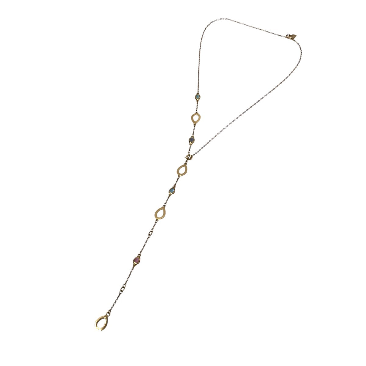 SWAROVSKI ドロップモチーフネックレス 古着・中古-2枚目のアイテム画像