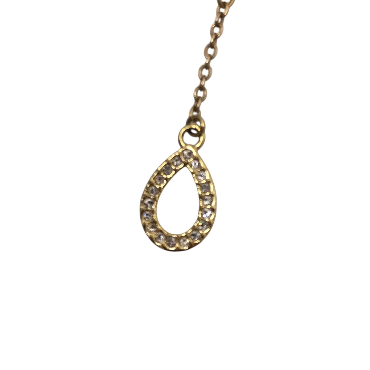 SWAROVSKI ドロップモチーフネックレス 古着・中古-3枚目のアイテム画像