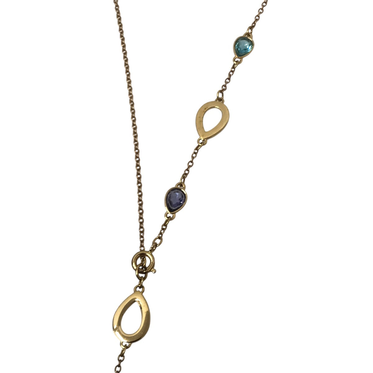 SWAROVSKI ドロップモチーフネックレス 古着・中古-4枚目のアイテム画像
