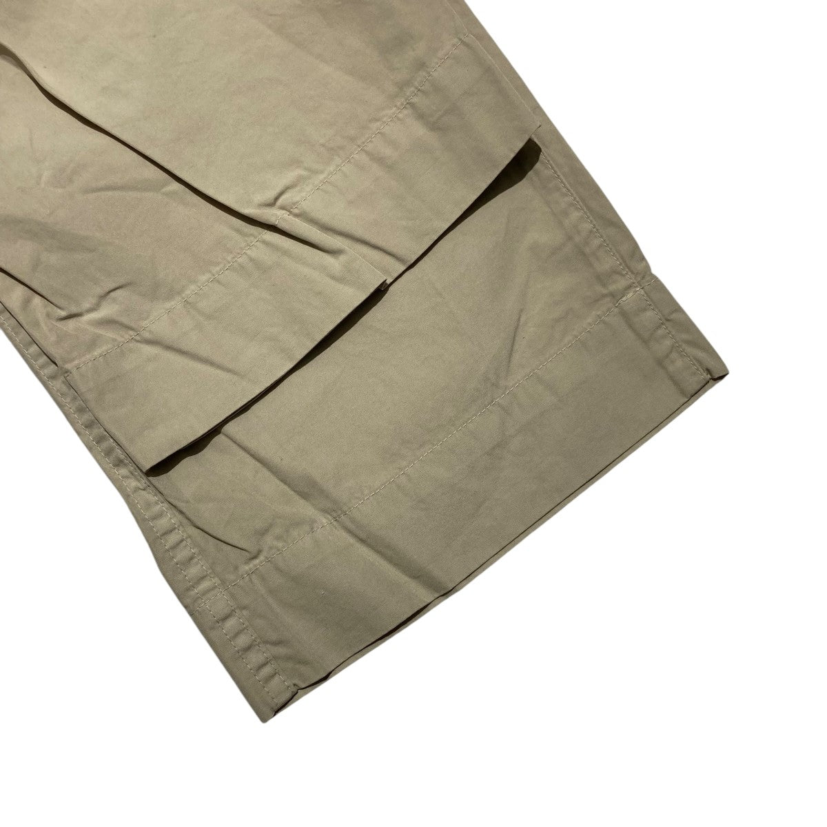 FINE COMPACT COTTON POPLINワイドパンツ596-1140509