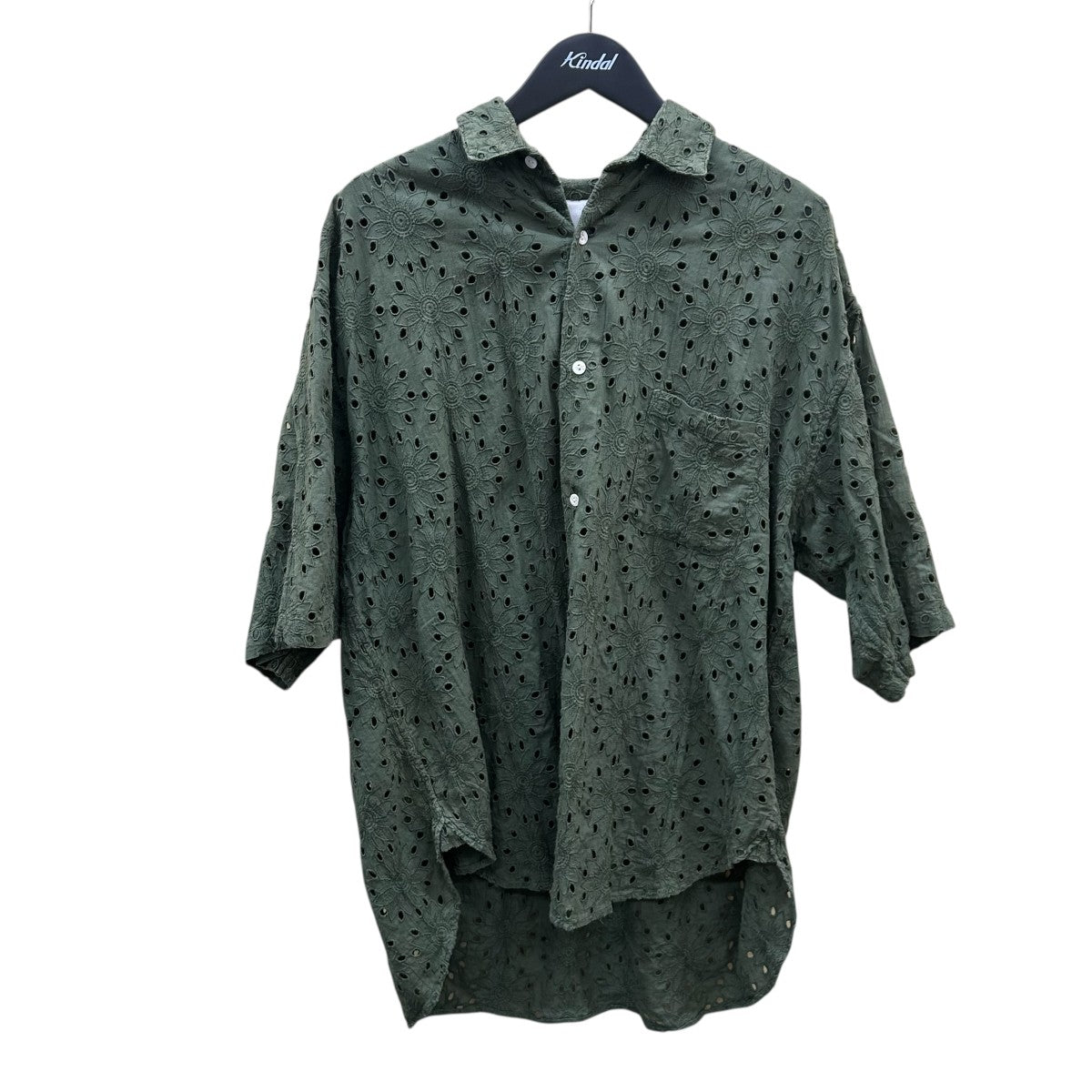 its inconspicuous presence Over Size Lace S S shirt半袖シャツ 古着・中古-1枚目のアイテム画像
