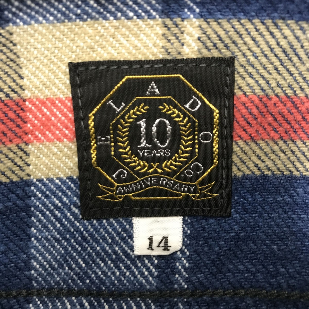 JELADO(ジェラード) ネルシャツ ブルー サイズ 14｜【公式