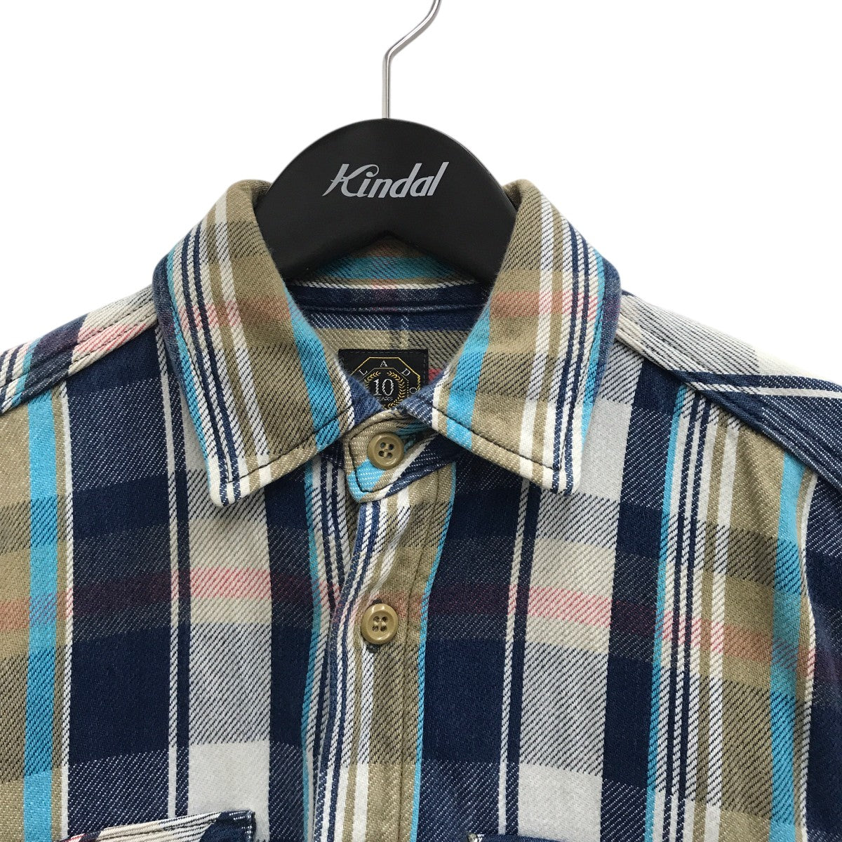 JELADO ヘビーネルシャツ　マチ付き　XL サンプル品 JELADO（ジェラード） 】 ヘビーチェックネルシャツ [ ショート