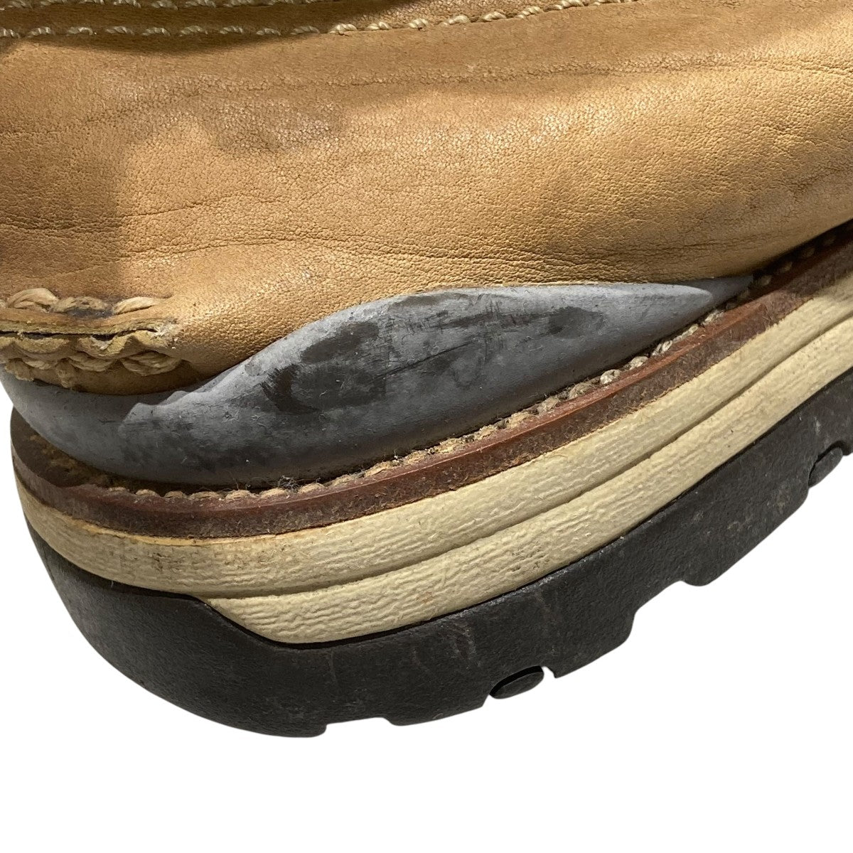 visvim スエードレザーのモカシンブーツ　グレージュ　サイズUS10 visvim スエードレザーのモカシンブーツ グレージュ サイズUS10