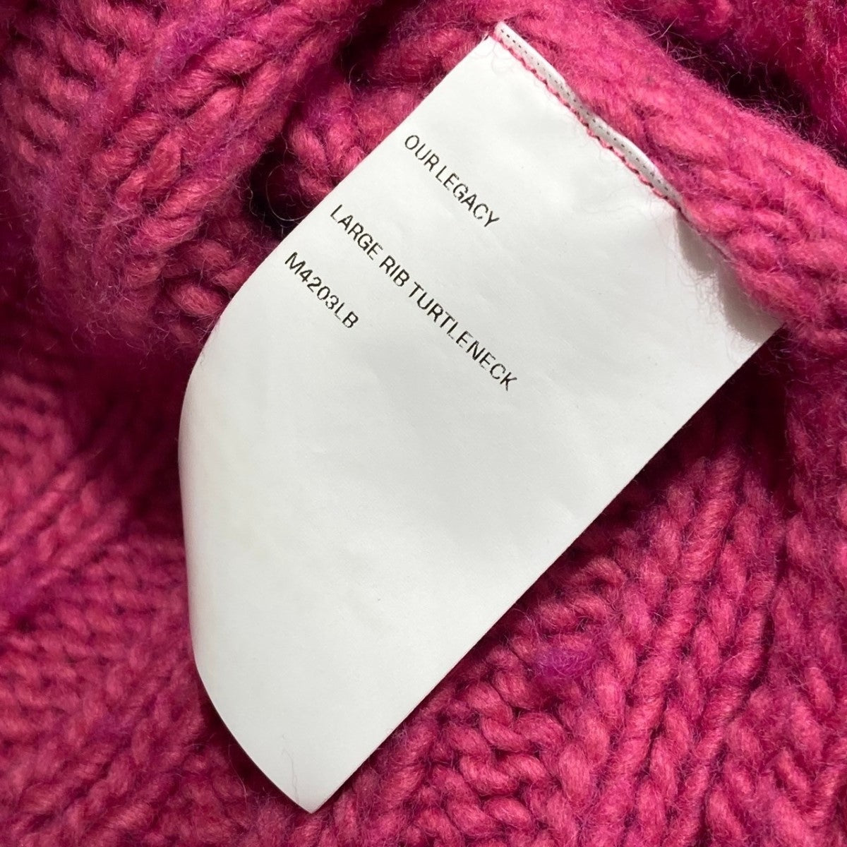 タートルネックニットM4203LB