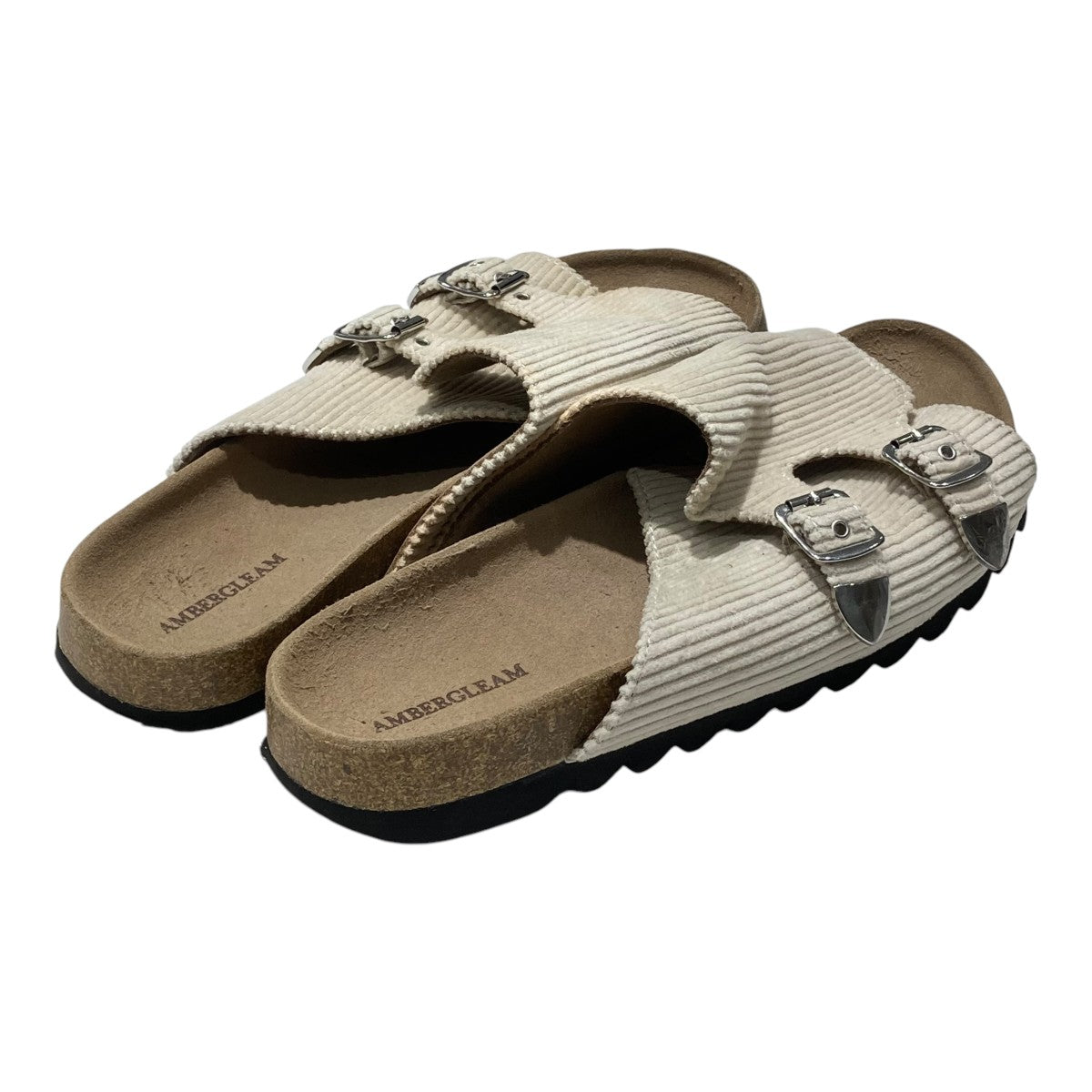 CORDUROY BUCKLE SANDALサンダル