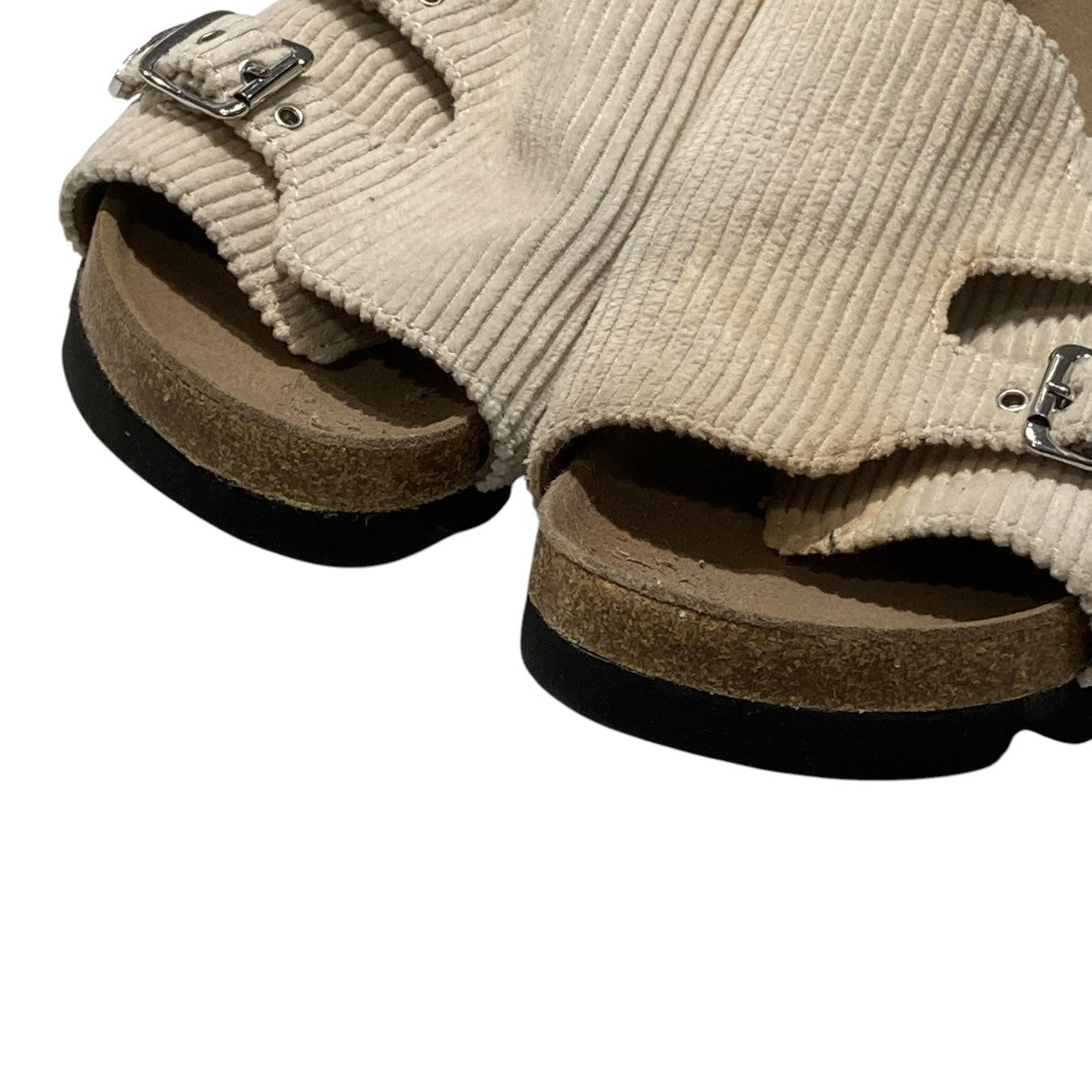 CORDUROY BUCKLE SANDALサンダル