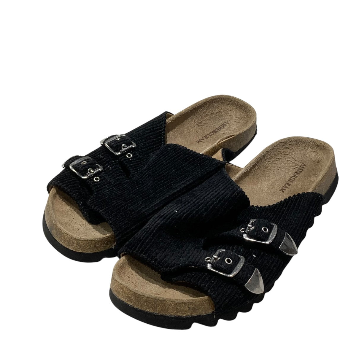 CORDUROY BUCKLE SANDALサンダル