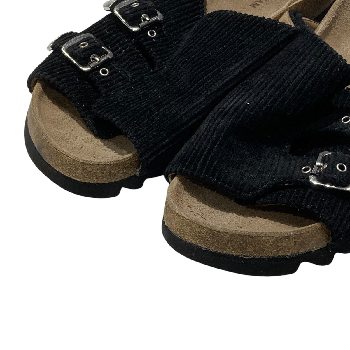 CORDUROY BUCKLE SANDALサンダル