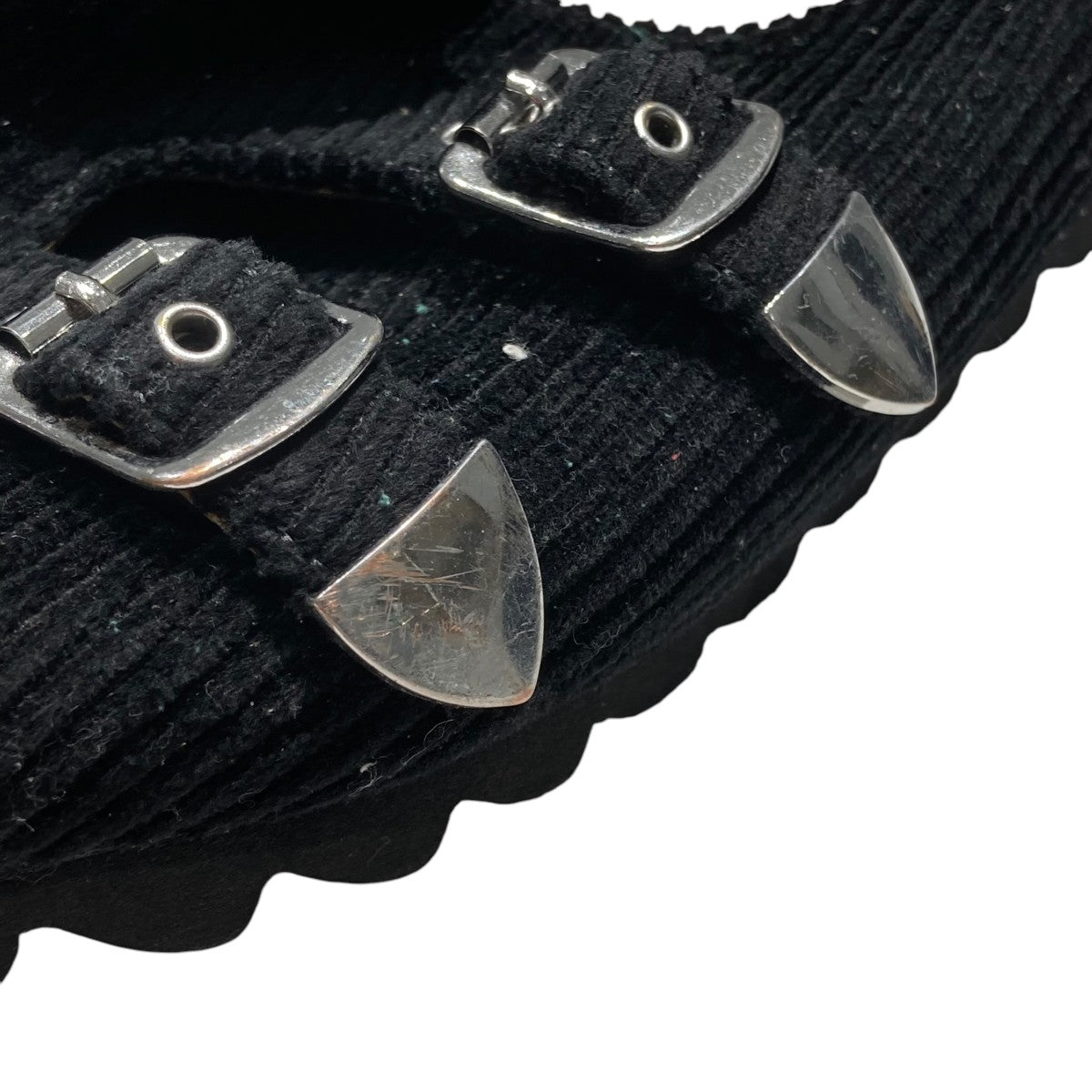 CORDUROY BUCKLE SANDALサンダル