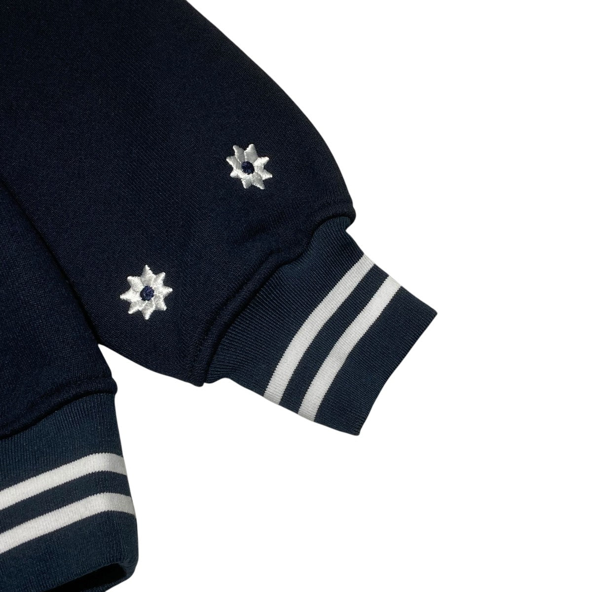 keboz × Nick Gear 刺繍ロゴ ネイビー スウェット トレーナー