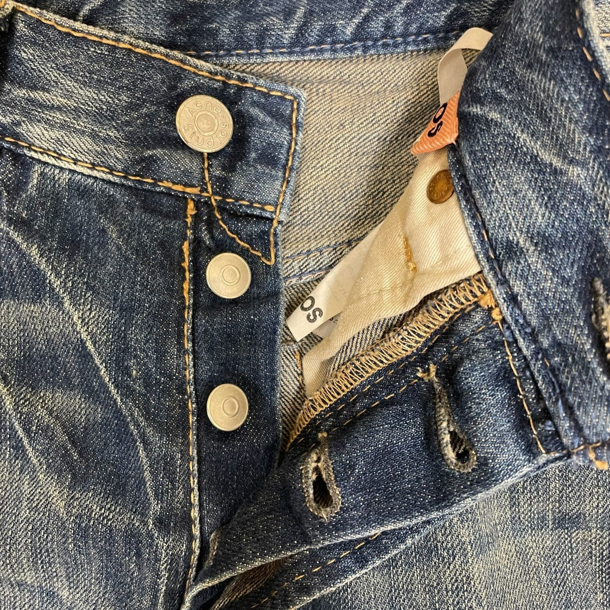 ACNE STUDIOS ルーズフィットデニムショーツ FN-MN-SHOR000236ショートパンツ 古着・中古-4枚目のアイテム画像