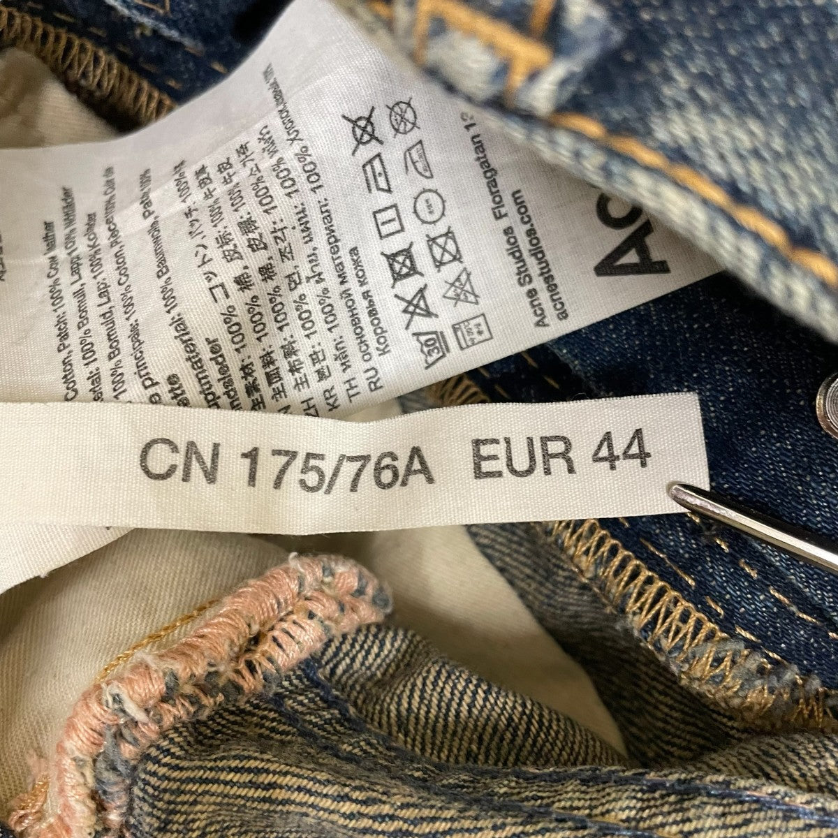 ACNE STUDIOS ルーズフィットデニムショーツ FN-MN-SHOR000236ショートパンツ 古着・中古-6枚目のアイテム画像