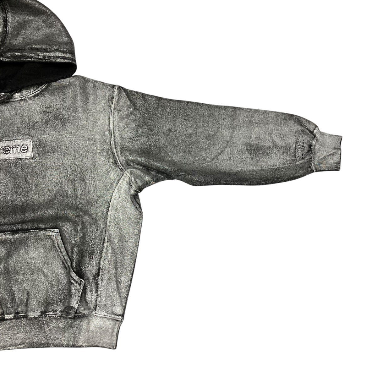 24SSFoil Box Logo Hooded Sweatshirtプルオーバーパーカー