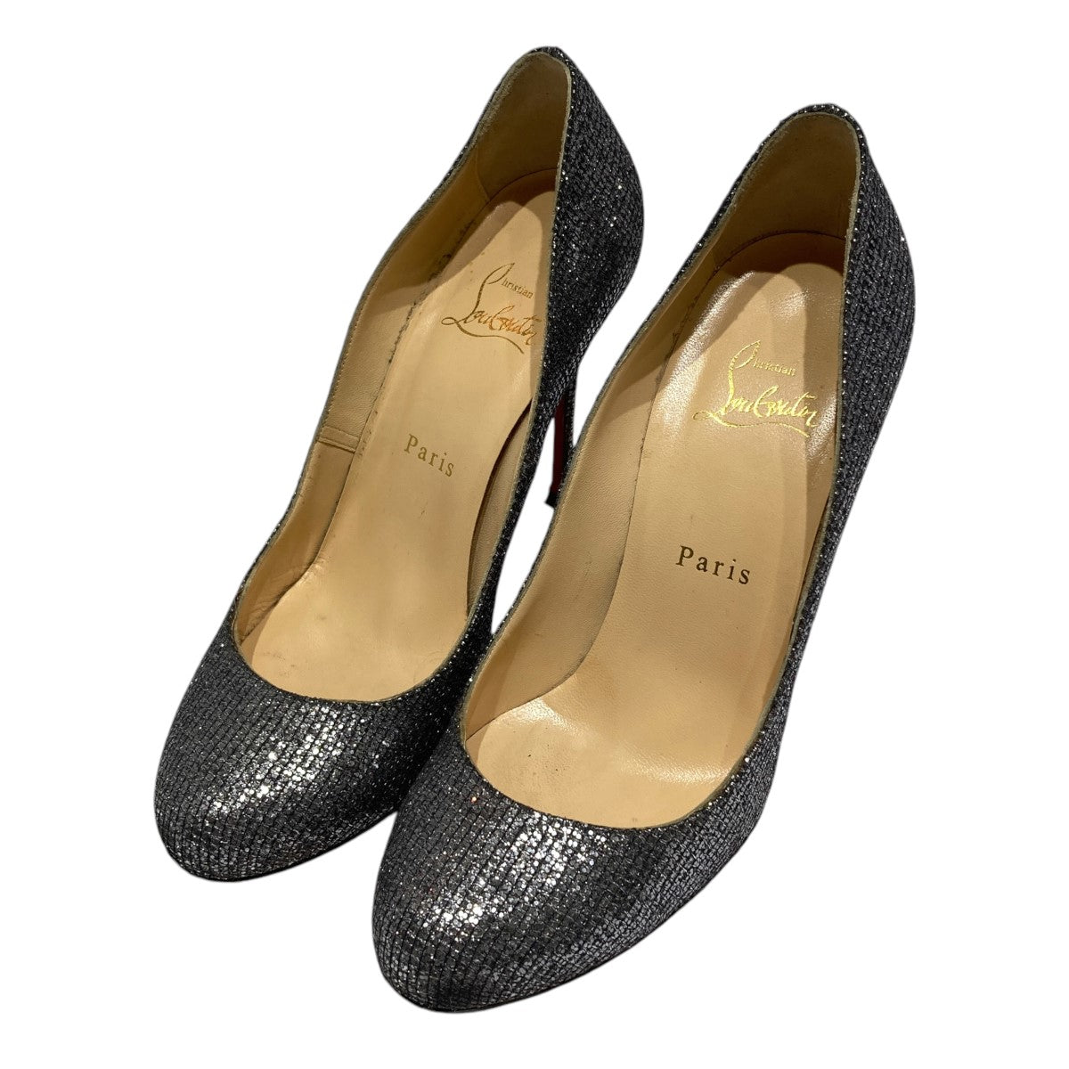 クリスチャンルブタン　レオパード　ブラック　ブラウン37ハーフ/24 Christian Louboutin クリスチャンルブタン 靴 ハイカット