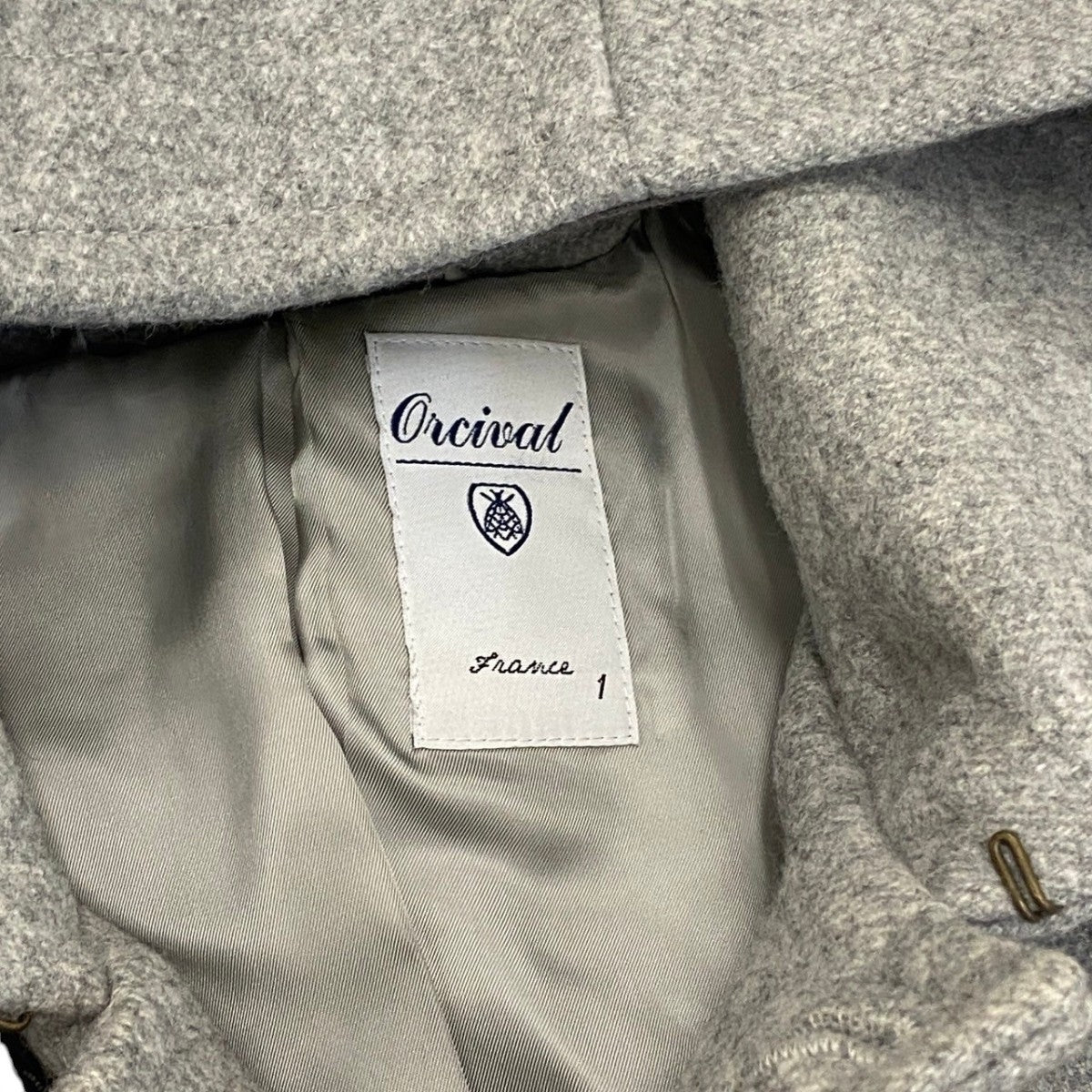 ORCIVAL(オーチバル) Pコート18A-KWK-006 18A-KWK-006 グレー サイズ 1