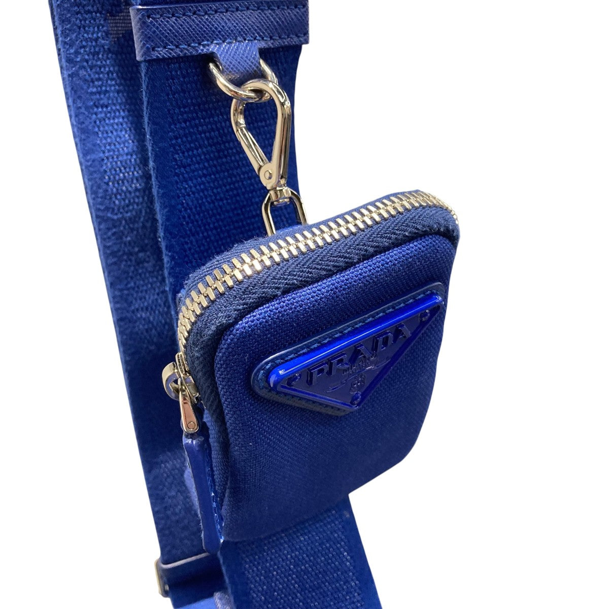 PRADA CANAPA トライアングルロゴショルダーバッグ 古着・中古-6枚目のアイテム画像