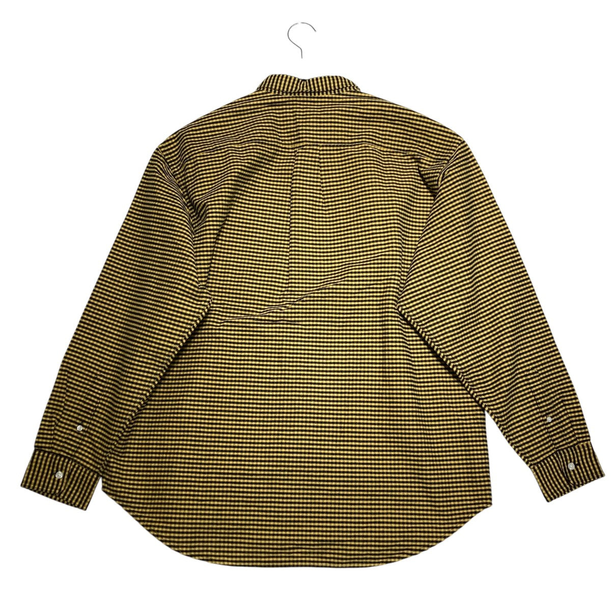 Loose Fit Flannel Oxford Shirtチェックボタンダウンシャツ